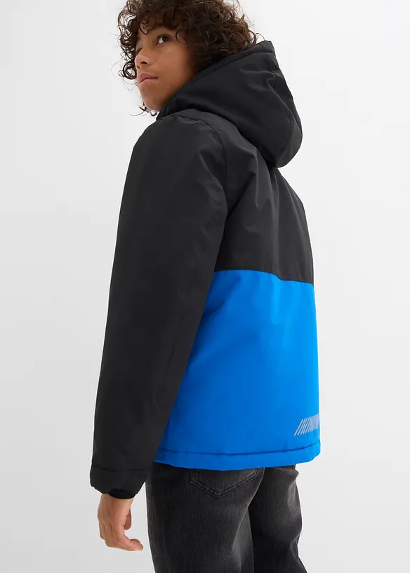 Wasserdichte Skijacke, warm gefüttert in schwarz von hinten (im Anschnitt) - bonprix