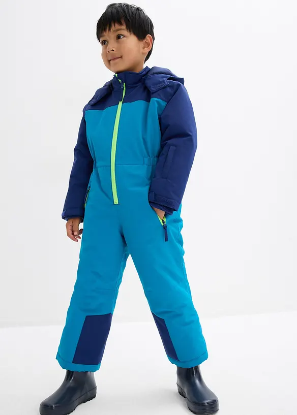 Schneeanzug in blau von vorne (Totalaufnahme) - bonprix