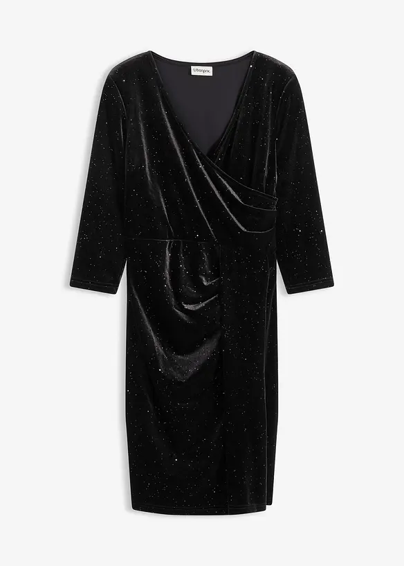Minikleid in schwarz von vorne - bonprix Minikleid in schwarz von vorne - bonprix