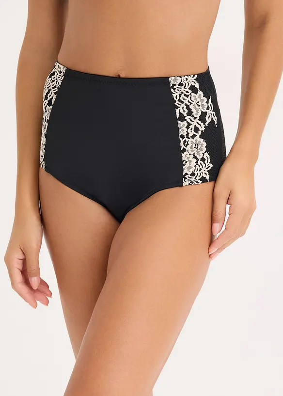 Shape Slip mit starker Formkraft in schwarz von vorne - bonprix