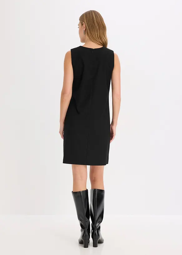 Etuikleid mit Glitzer in schwarz von hinten (Totalaufnahme) - bonprix Etuikleid mit Glitzer in schwarz von hinten (Totalaufnahme) - bonprix