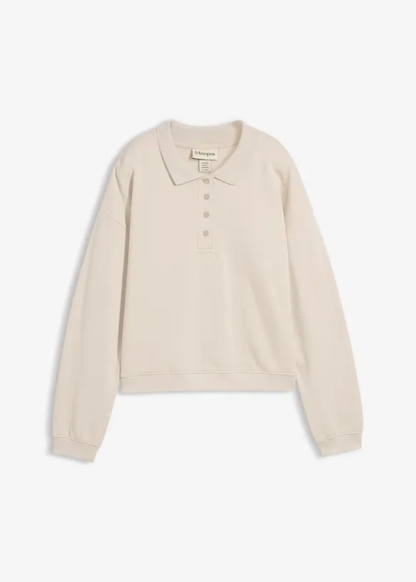 Sweatshirt aus reiner Bio-Baumwolle in grau von vorne - bonprix Sweatshirt aus reiner Bio-Baumwolle in grau von vorne - bonprix