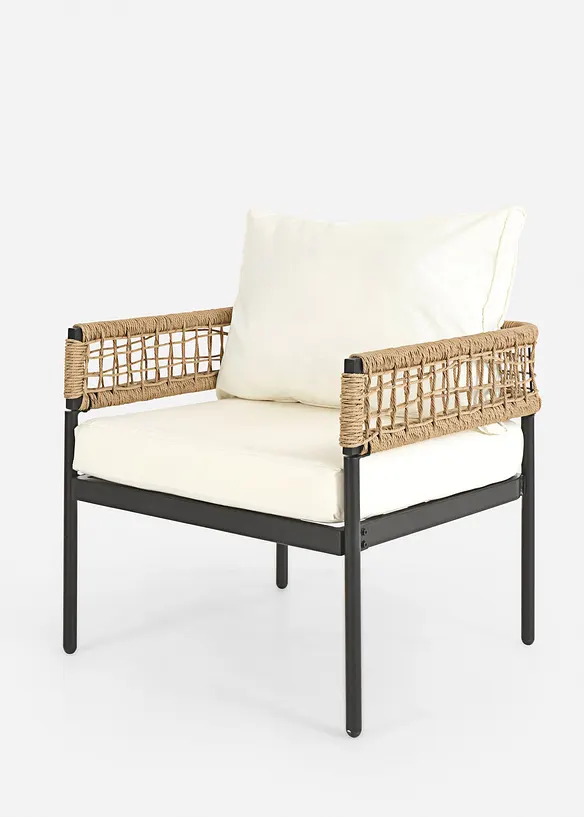 Gartenmöbel Set (4-tlg. Set) in schwarz - bonprix