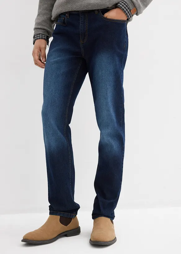Regular-Fit-Jeans (2er Pack) in blau von vorne - bonprix