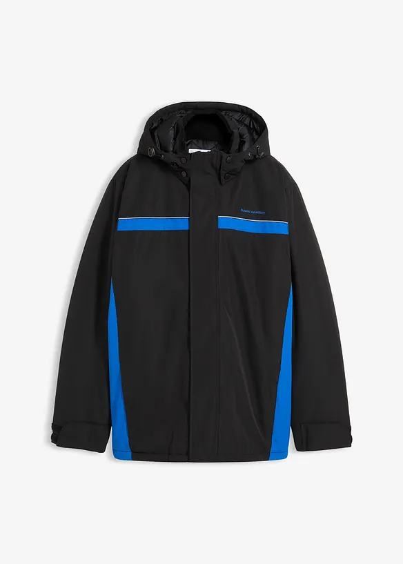 Wasserabweisende Funktions-Jacke in schwarz von vorne - bonprix