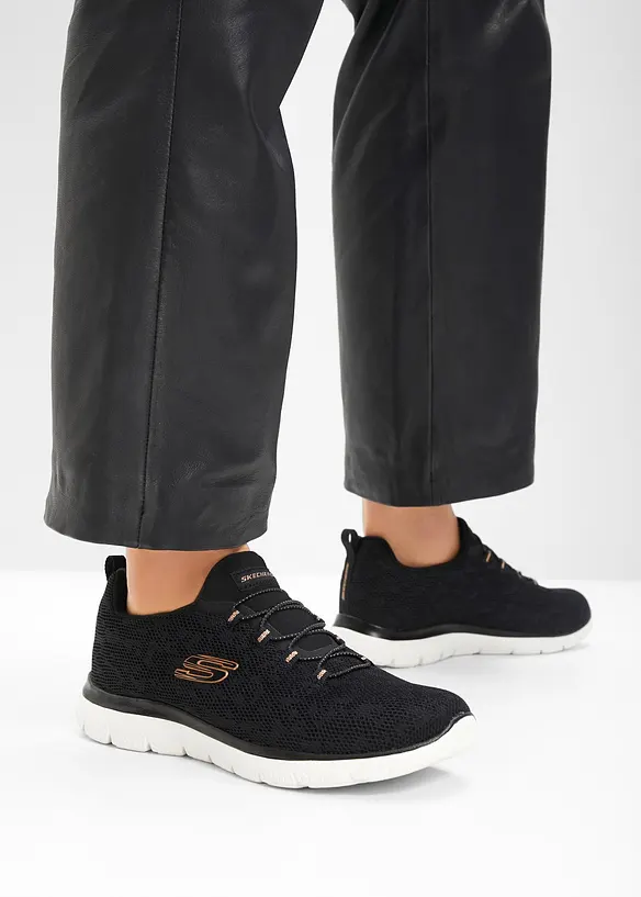 Skechers Komfort-Sneaker mit Memory Foam in schwarz - Skechers