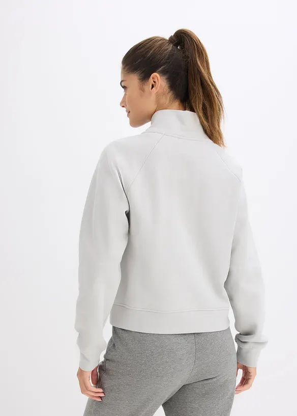Sweatshirt aus reiner Bio-Baumwolle in grau von hinten (im Anschnitt) - bonprix Sweatshirt aus reiner Bio-Baumwolle in grau von hinten (im Anschnitt) - bonprix