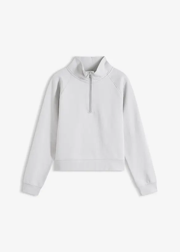 Sweatshirt aus reiner Bio-Baumwolle in grau von vorne - bonprix Sweatshirt aus reiner Bio-Baumwolle in grau von vorne - bonprix