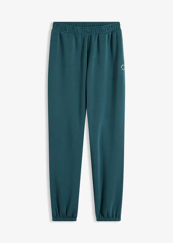 Ultrasofte Sport-Jogginghose mit Modal in petrol von vorne - bonprix Ultrasofte Sport-Jogginghose mit Modal in petrol von vorne - bonprix