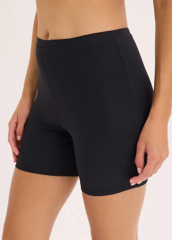 Mittellange Taillenboxer (4er Pack) in weiß von vorne - bonprix