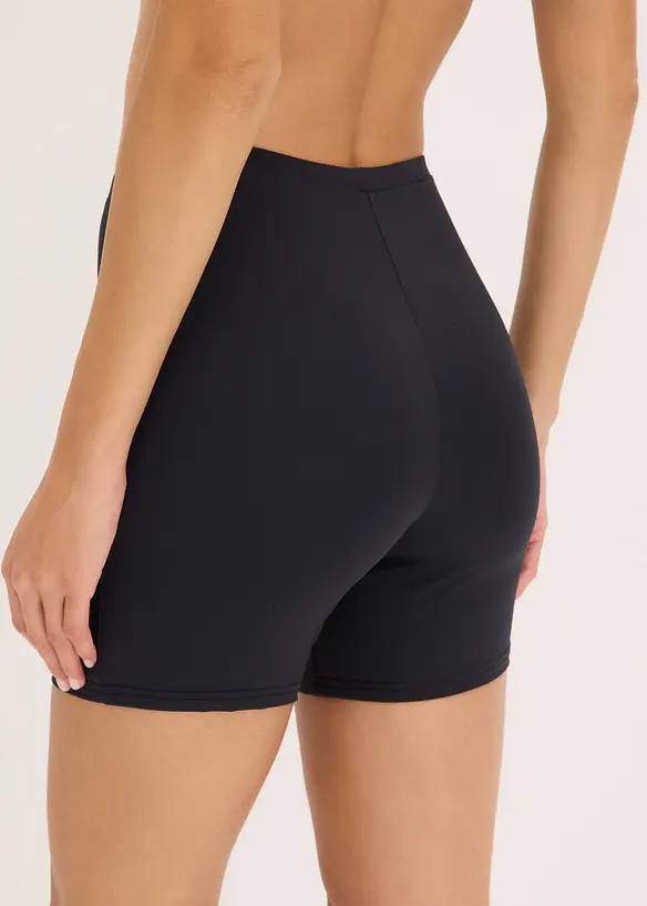 Mittellange Taillenboxer (4er Pack) in weiß von hinten - bonprix