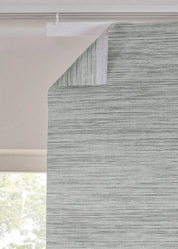 Schiebegardine in Bambus Optik (1er Pack) in grau - bonprix