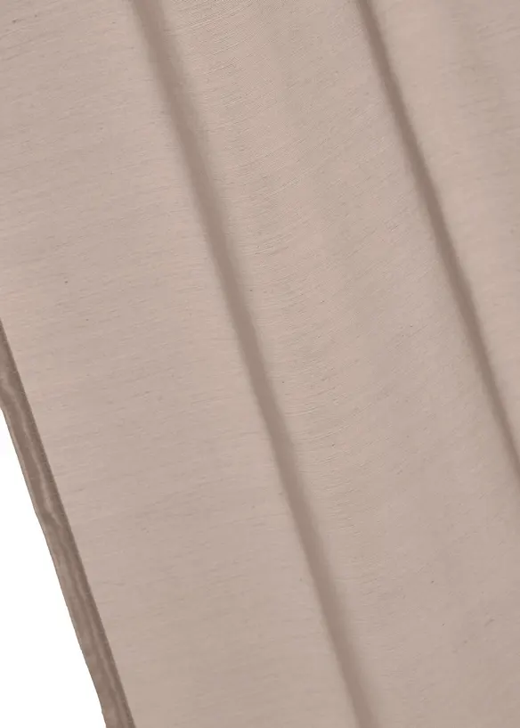 Gardine aus feiner Batist Struktur (1er Pack) in grau (Detailaufnahme) - bonprix