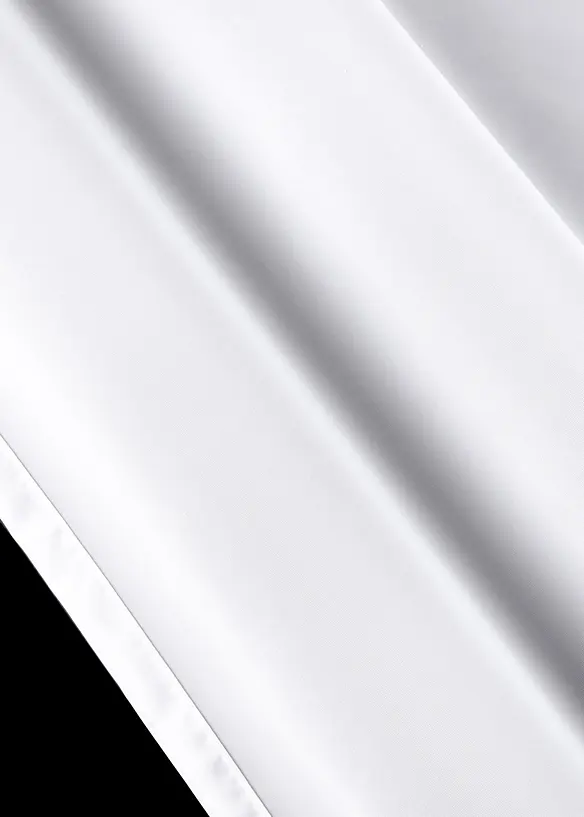 Transparente Gardine aus feinem Voile (1er Pack) in weiß (Detailaufnahme) - bonprix