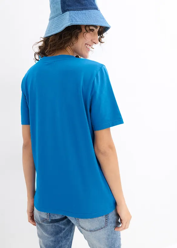 Umstandsshirts aus Bio-Baumwolle (2er Pack) in gelb von hinten (im Anschnitt) - bonprix