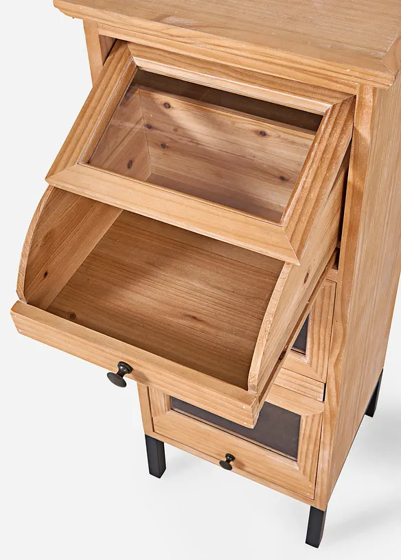 Kommode in beige halb geöffnet (Detailaufnahme) - bonprix