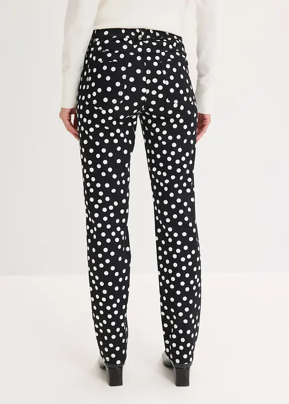 5-Pocket-Stretch-Hose in schwarz von hinten - bonprix