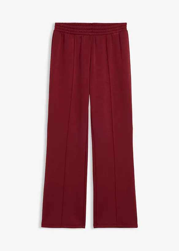 Scuba-Sweathose aus softem Viskose-Mix in rot von vorne - bonprix Scuba-Sweathose aus softem Viskose-Mix in rot von vorne - bonprix