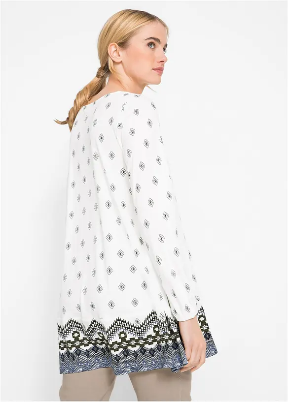 Longshirt in weiß von hinten (im Anschnitt) - bonprix Longshirt in weiß von hinten (im Anschnitt) - bonprix