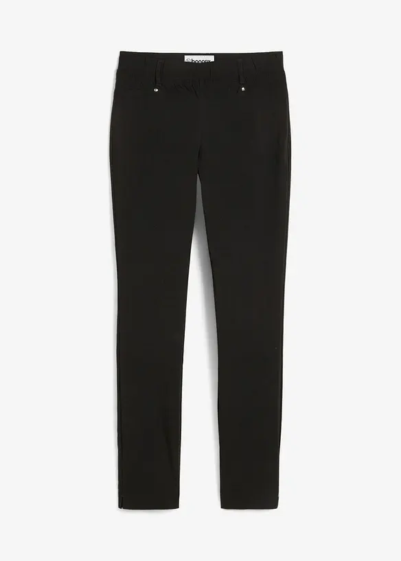 Bengalin-Hose aus Viskose-Mix in schwarz von vorne - bonprix