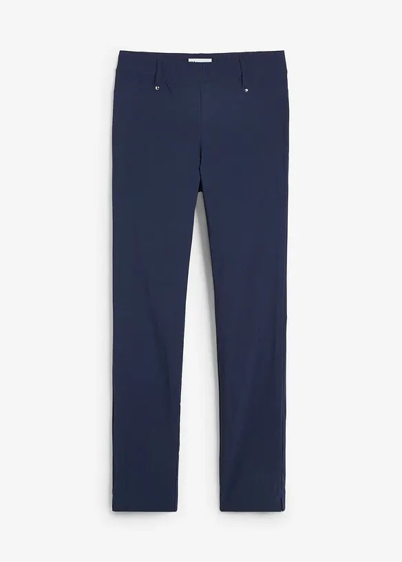 Bengalin-Hose aus Viskose-Mix in blau von vorne - bonprix