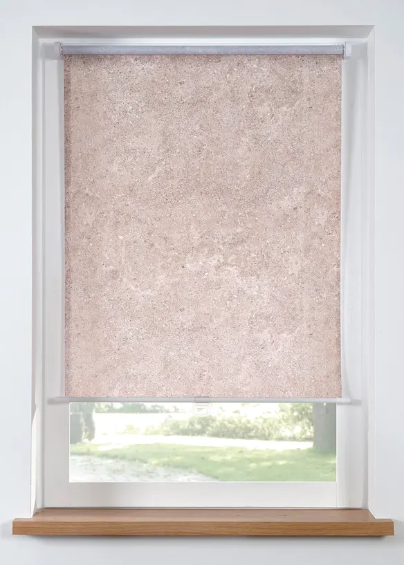 Sichtschutzrollo in beige - bonprix