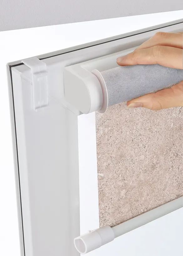 Sichtschutzrollo in beige - bonprix