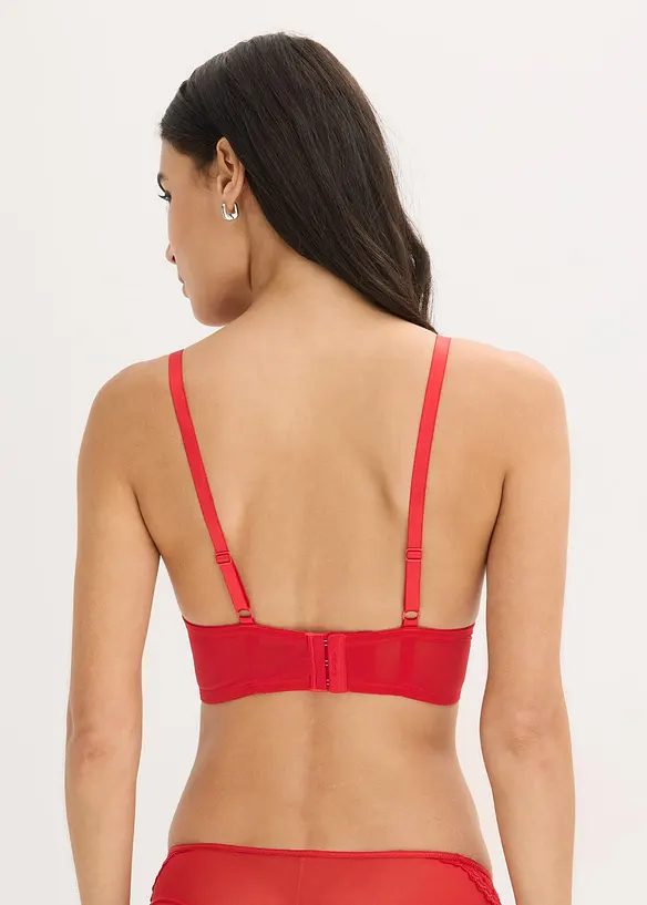 Long-BH aus Stickerei in rot von hinten (im Anschnitt) - bonprix