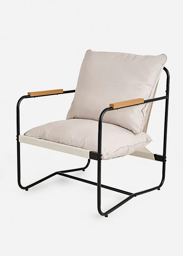 Gartenmöbel Set (4-tlg. Set) in schwarz - bonprix