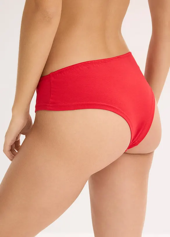 Brazilslip (4er Pack) in rot von hinten - bonprix