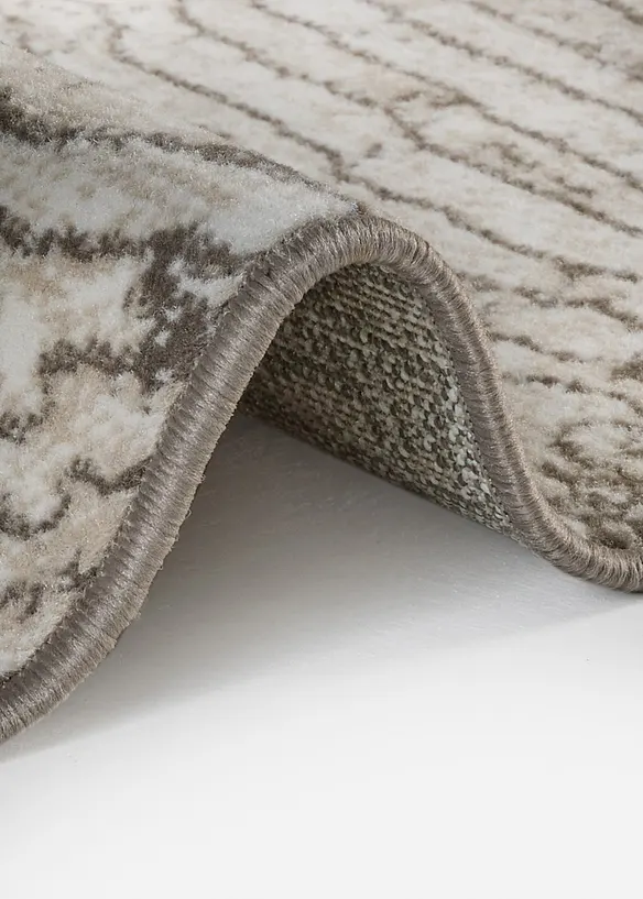 Teppich mit moderner Musterung in grau (Detailaufnahme) - bonprix