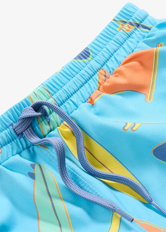 Badeshorts kurz in blau - bonprix