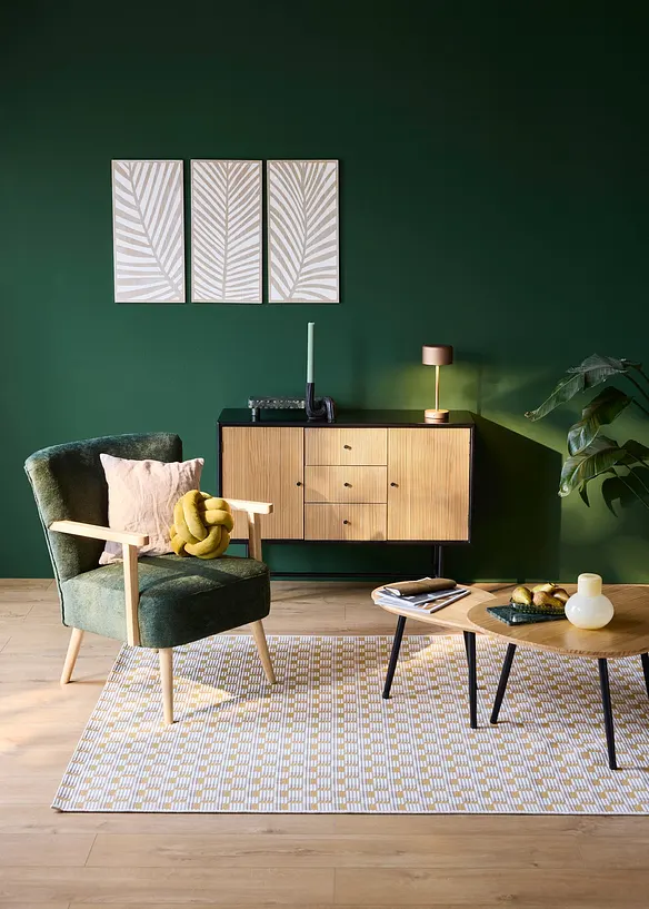 Beistelltisch (2-tlg. Set) in schwarz (Ambiente) - bonprix