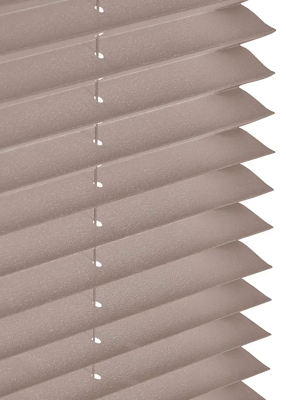 Abdunkelndes Klebe-Plissee in braun (Detailaufnahme) - bonprix