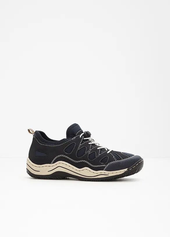 Rieker Komfort-Slip-On-Sneaker mit leichter Sohle in blau - Rieker
