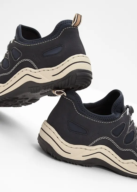 Rieker Komfort-Slip-On-Sneaker mit leichter Sohle in blau - Rieker
