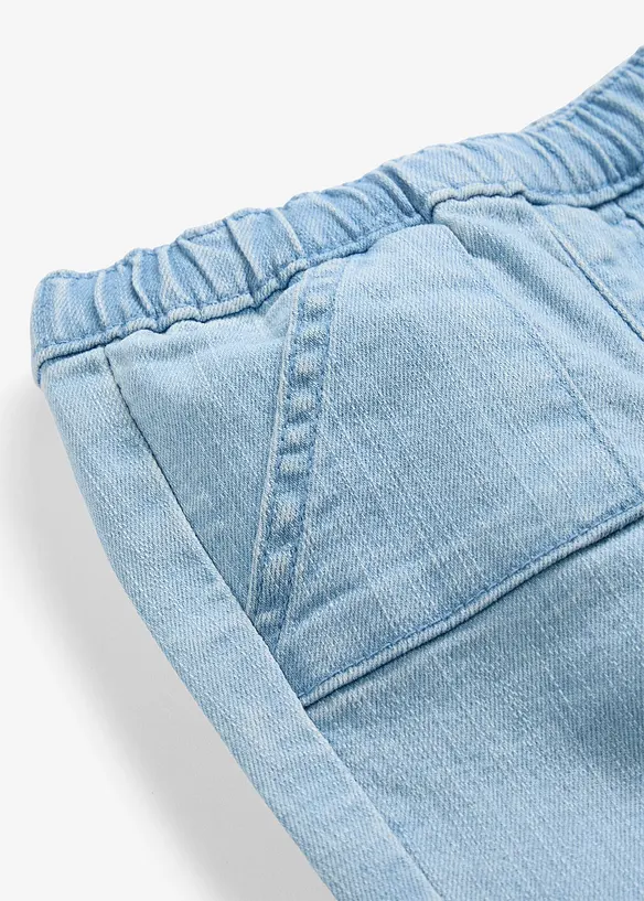 Schlupfhose mit bequemen Gummibund in blau - bonprix