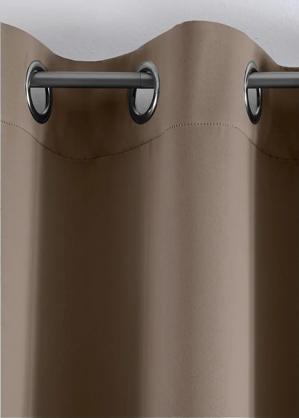 Abdunkelnder Vorhang, auch in extra lang (1er Pack) in braun - bonprix