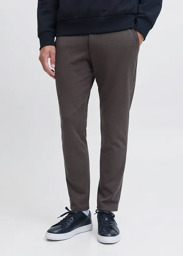 JJ REBEL Chinohose in Slim Fit in grau von vorne - JJ REBEL
