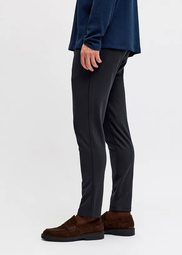 JJ REBEL Chinohose in Slim Fit in blau von hinten - JJ REBEL
