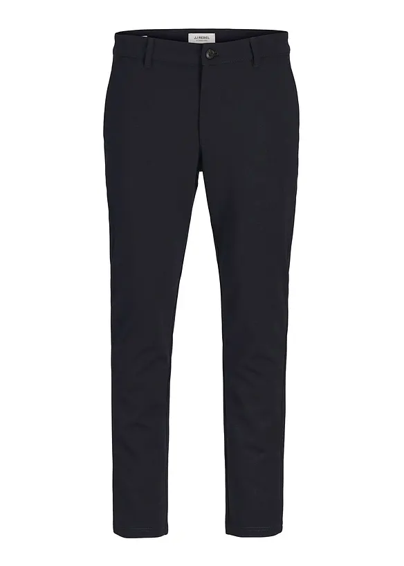 JJ REBEL Chinohose in Slim Fit in blau von vorne - JJ REBEL