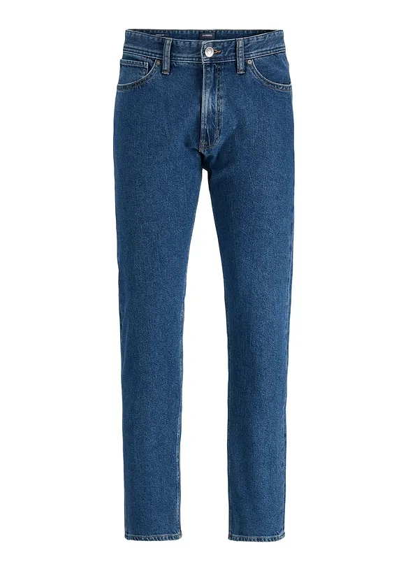JJ REBEL Relaxed-Fit-Jeans in blau von vorne - JJ REBEL