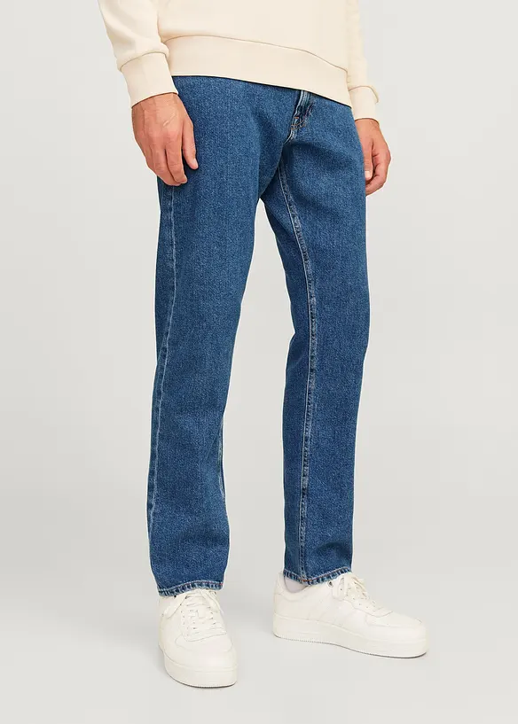 JJ REBEL Relaxed-Fit-Jeans in blau von vorne - JJ REBEL