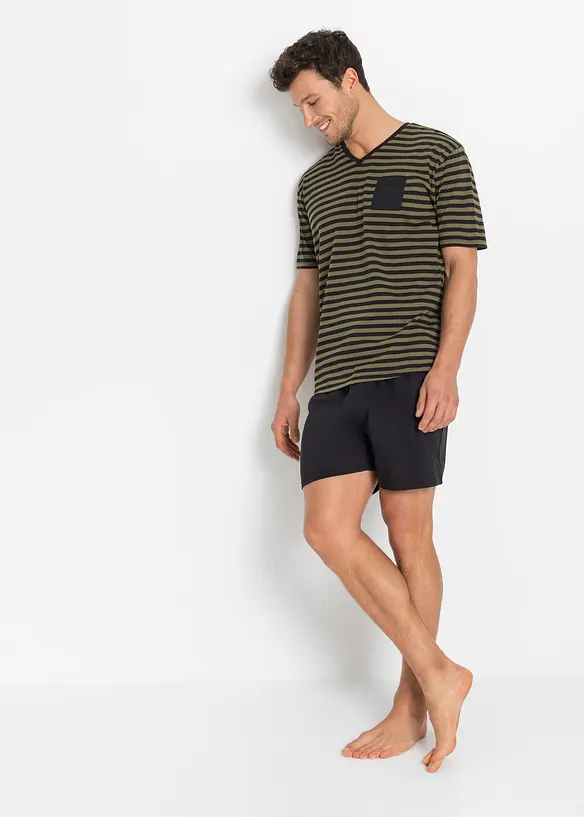 Shorty in schwarz von vorne (Totalaufnahme) - bonprix