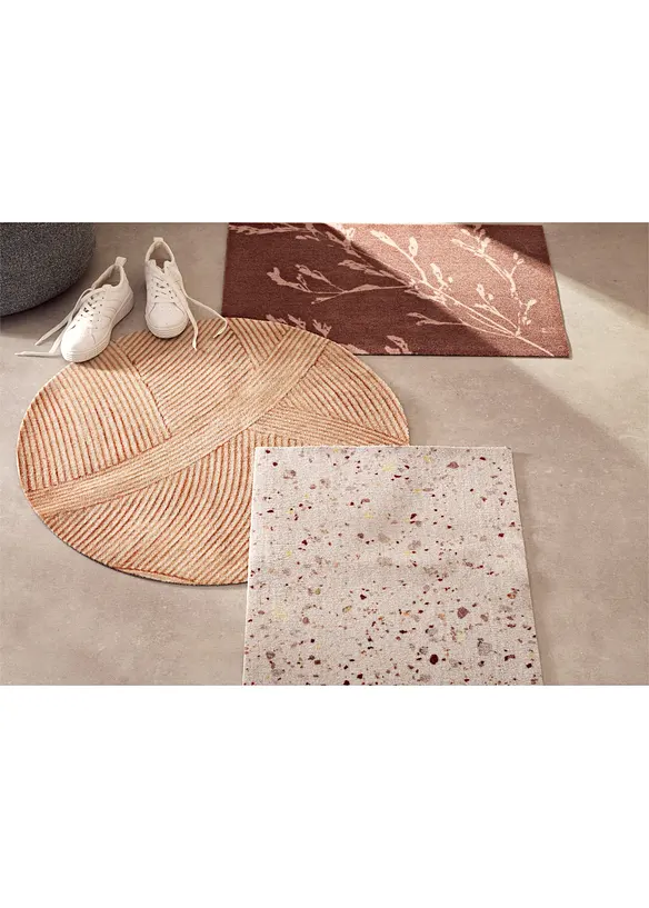 Waschbare Fußmatte mit natürlichem Design in beige (Ambiente) - bonprix