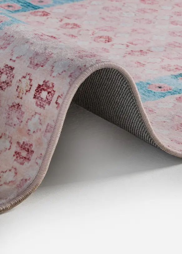 Teppich mit moderner Musterung in rosa (Detailaufnahme) - bonprix