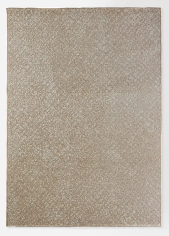 Teppich mit moderner Musterung in beige von vorne - bonprix