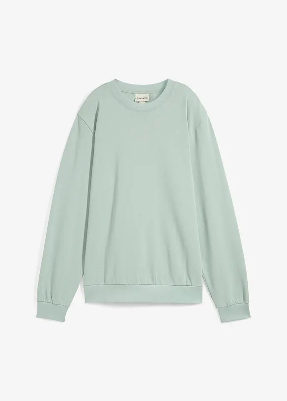 Sweatshirt in Regular-Fit in grau von vorne - bonprix