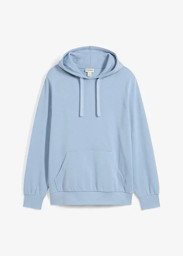Hoodie in Regular Fit in lila von vorne - bonprix