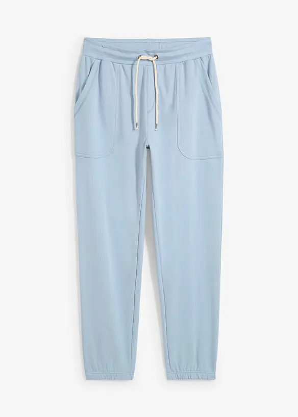 Regular Fit Jogginghose, Straight in lila von vorne - bonprix